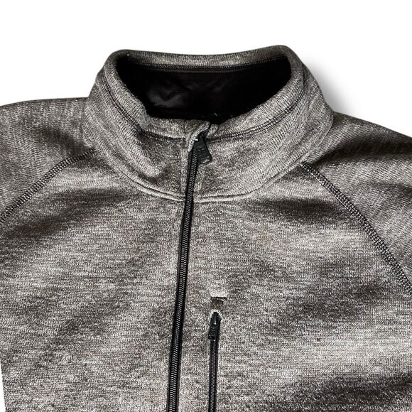 Swiss Tech Brown Fleece Full Zippered Sweater Jacket Men’s Size XL - Picture 2 of 6